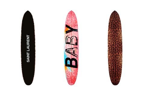 Yves Saint Laurent crée une collection de boards de skate et surf